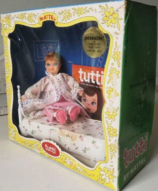 Vintage Barbie Tutti Doll Night - Night Sleep Tight 3553 1965 Mattel