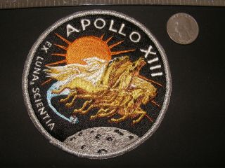Vintage Apollo 13 (xiii) Embroidered Crew Patch (as Worn By Crew) Nasa