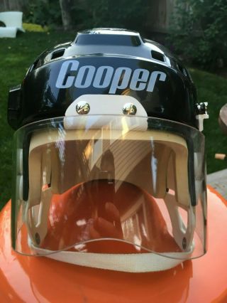 Vintage Cooper Sk2000 L Hockey Helmet - Visor