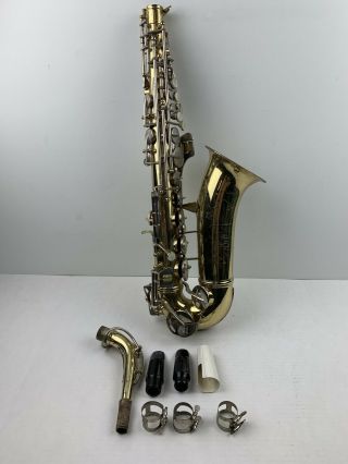 Rare Vintage Conn Shooting Stars Alto Saxophone,  Conn Case