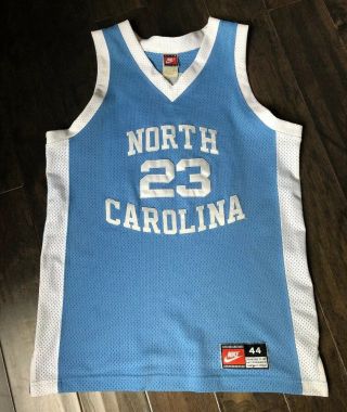 Vintage Nike Michael Jordan North Carolina Ncaa Jersey Size 44