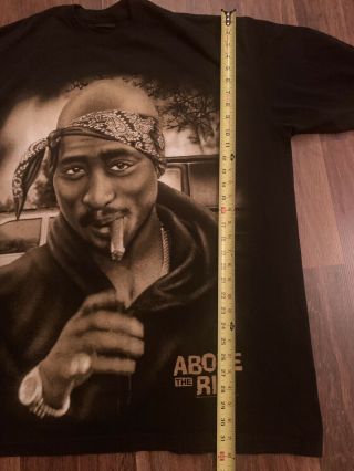 90s TUPAC T Shirt Above The Rim Movie Poster Hip Hop Rap 2Pac Vtg Made In USA 8