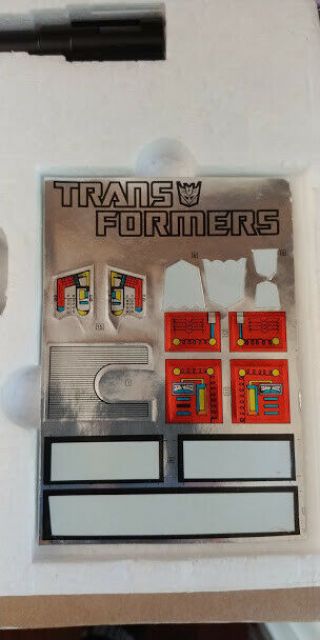 1984 Transformers G1 Generation 1 Megatron Rare Complete 3