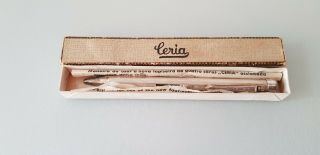 Rare Vintage Solid Sterling Silver Ceria 4 Colorway Pencil