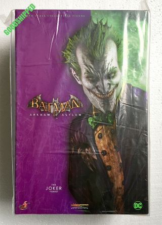 Ready Hot Toys Batman: Arkham Asylum Joker Vgm27 Video Game 1/6 Misb Rare