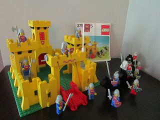 Vintage (1978) Lego Yellow Castle Set 375 / 6075 Classic Castle - Very Rare