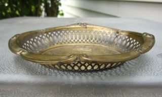 Vintage 1913 Orleans Rex Mardi Gras Krewe Souvenir Favor - Tray Dish Basket 5
