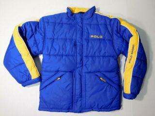 Vintage Ralph Lauren Polo Sport Puffer Jacket Men 