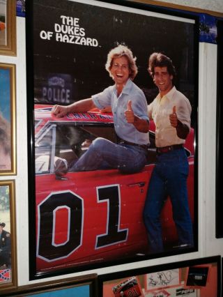 1983 Dukes Of Hazzard Huge Coy And Vance Poster Vintage