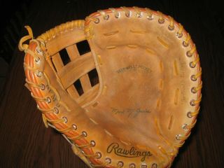 Vtg Rawlings Mark Mcgwire First Base Rfm9 Leather 13 " Right Hand Throw Glove Mit