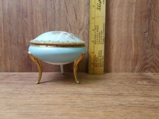 Vintage Nippon Flying Swans.  Footed Covered Dish. 8