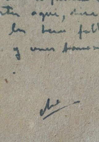 Ernesto " Che " Guevara (1928 - 1967) - Rare Document Signed Autograph Manuscript
