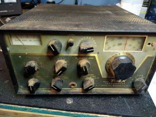 Vintage Drake T - 4x Hf Ham Radio Transmitter Or Restoration 11478