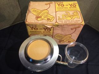 Vintage Novelty Yo - Yo Cocktail Mixer Shaker 1960’s Barware 5