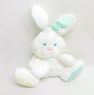 Vtg Fisher Price Puffalump Bunny Rabbit Stuffed Plush