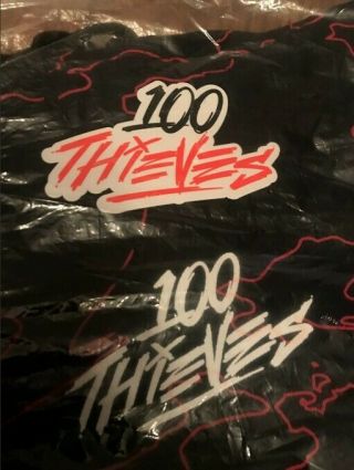 RARE 100 Thieves Geography Hoodie - Size L (IN 100T PACKAGE) 2