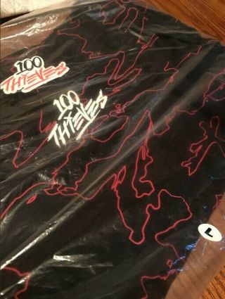RARE 100 Thieves Geography Hoodie - Size L (IN 100T PACKAGE) 3