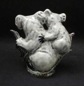 VINTAGE DARBYSHIRE AUSTRALIAN POTTERY KOALA AND BABY FIGURINE 2