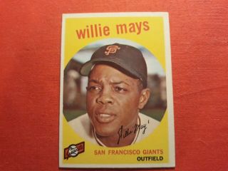 1959 Topps Willie Mays 50 High End Vintage