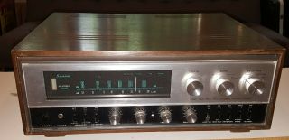 Sansui 3000a Solid State Stereo Tuner Amplifier In Wood Case - Vintage