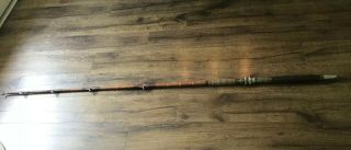 Antique Deep Sea Saltwater Wooden Tuna Fishing Rod Pole 82” Long