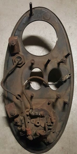 Vintage 1926 - 27 Chrysler Instrument Cluster Dash Panel 3