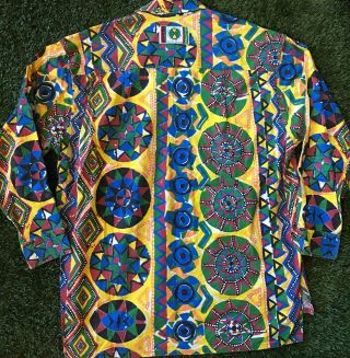 Vintage Cross Colours Shirt Button Front 90s Hip Hop Rap USA Men’s 3 Rare XL 2