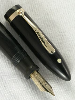 Vintage Huge 1930s Hump Clip Sheaffer Lifetime Oversize Balance Fountain Pen