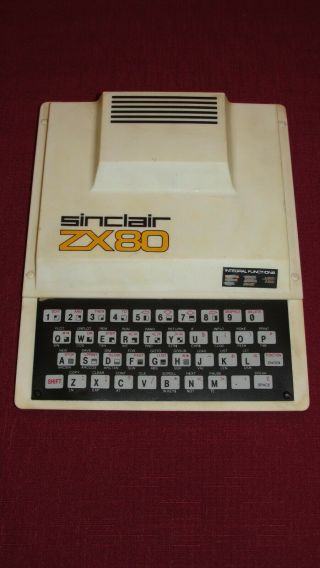 Vintage Sinclair Zx 80 Computer