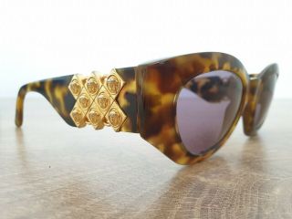 Vintage Gianni Versace Medusa Sunglasses Mod.  420/l Col.  279 Made In Italy