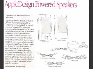 Apple Design Powered Speakers Vintage NIB 2