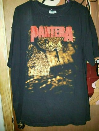 Vtg Pantera The Great Southern Trendkill Xl - Band Concert Tour Shirt - Nin 1996