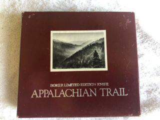 Vintage 1981 Boker Tree Pocket Folding Knife Limited Edition Appalachian Trail