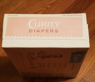 Vintage of 12 Kendall Curity Cloth Diapers 21 in x 40 in 4