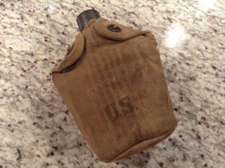 Us Wwii 1944 Canteen With 1942 Cover