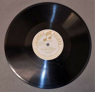Rare 78 Rpm Brand Whitlock/bishop Brent Etched Autographs 1910 