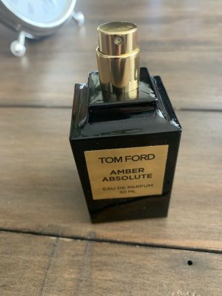 Tom Ford Amber Absolute - Vintage Rare Aa8 Batch 50ml (1.  7 Oz. ) 3/4 Full