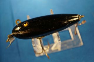 Vintage Creek Chub Bait Co.  Baby Wiggler 213 All Black Finish Dlt Ge