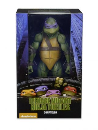 Teenage Mutant Ninja Turtles The Movie Donatello Neca 1/4 18” 1990 Figure Rare