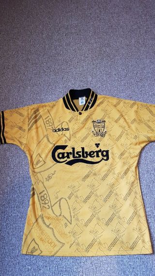 Liverpool Vintage Football Shirt Size Large 4o/42