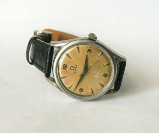 Vintage Omega Men ' s Watch Stainless Steel caliber 420 1950s 2