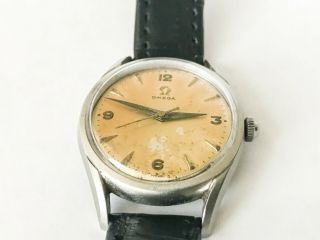 Vintage Omega Men ' s Watch Stainless Steel caliber 420 1950s 5