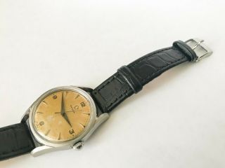 Vintage Omega Men ' s Watch Stainless Steel caliber 420 1950s 7
