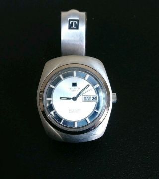 Tissot Seastar Automatic Vintage Mens Swiss Watch - Rare bracelet 6