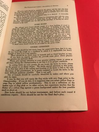 Vintage Golf Memorabilia / Tournament And Player Record Book / 1935 4