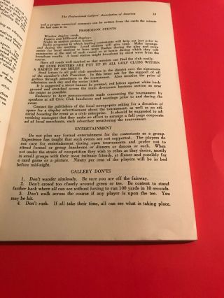 Vintage Golf Memorabilia / Tournament And Player Record Book / 1935 5