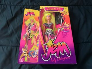 Jem And The Holograms Misfits Pizzazz 1986 Vtg 12 1/2 " Toy Doll Complete