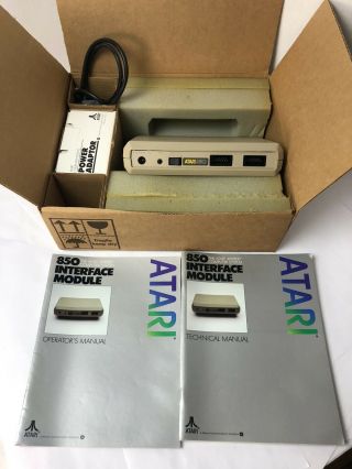 Vintage Atari 850 Interface With Manuals