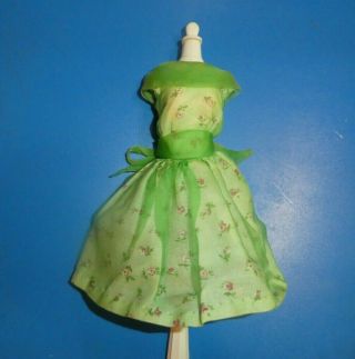 Vintage Barbie Doll Clothes - Mod Era Barbie 1625 Modern Art Dress