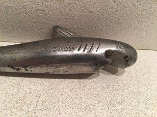Vintage metal bottle opener Bar - A - Cuda fish shark baracuda bar tool brewery 1954 6